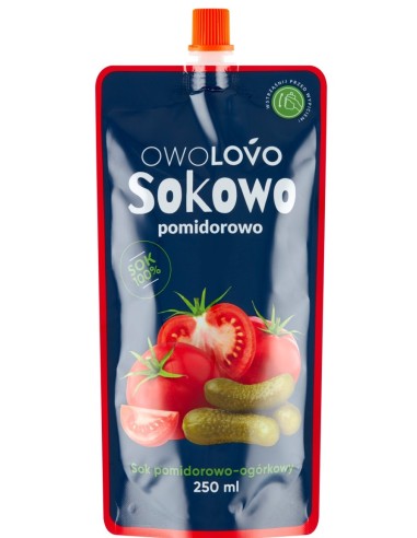 Owolovo Tomato Cucumber Juice Pouch 250ml