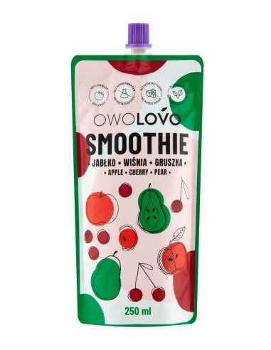 Owolovo Smoothie Apple Cherry & Pear 250ml