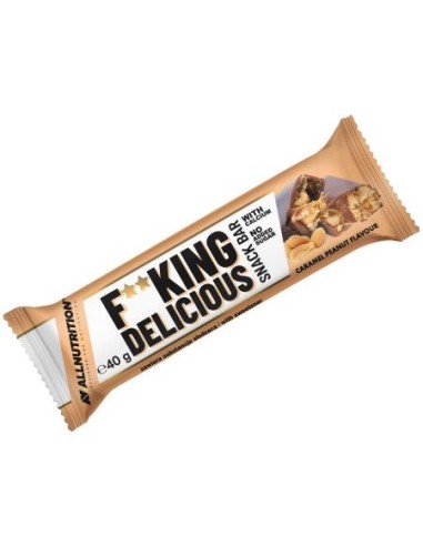 AllNutrition Fitking Delicious Snack Bar Caramel Peanut 40g