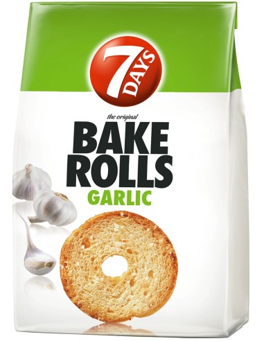 7 Days Bake Rolls Garlic 80g