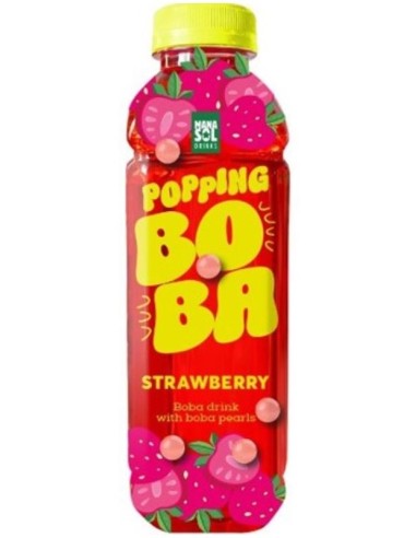 Popping Boba Drink Strawberry 500ml