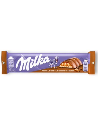 Milka Chocolate Bar Peanuts & Caramel 37g