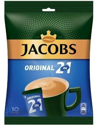 Jacobs Coffee Cappuccino 2in1 10Pk 140g