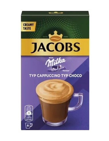 Jacobs Inst. Cappuccino Milka 8Pk 126.4g