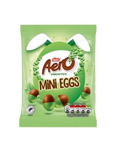 Aero Peppermint & Milk Chocolate Mini Eggs Sharing Bag 70g