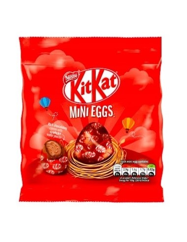 Kit Kat Milk Chocolate Filled Mini Eggs Sharing Bag 81g