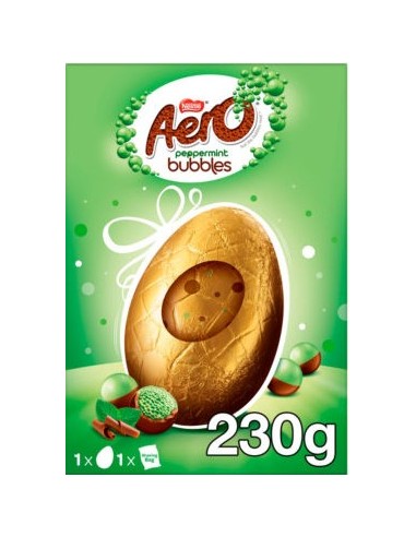 Aero Peppermint Mint Chocolate Giant Easter Egg 230g