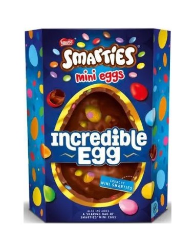 Smarties Mini Eggs Giant Inclusion Egg 380g