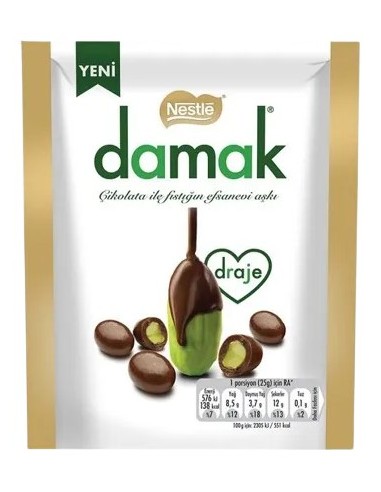 Nestlé Damak Chocolate Draje 50g