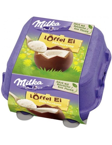 Milka Egg 'n' Spoon Milk Creme 136g