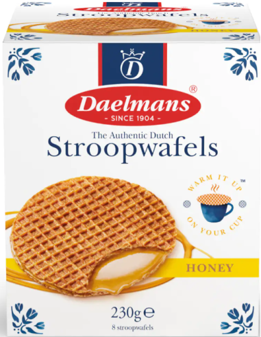 Daelmans Stroopwafels Honey 230g