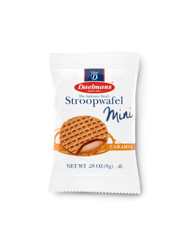 Daelmans Single Mini Caramel Stroopwafels 8g