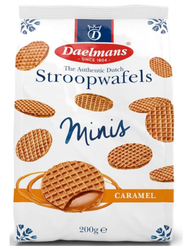 Daelmans Mini Caramel Stroopwafels 200g