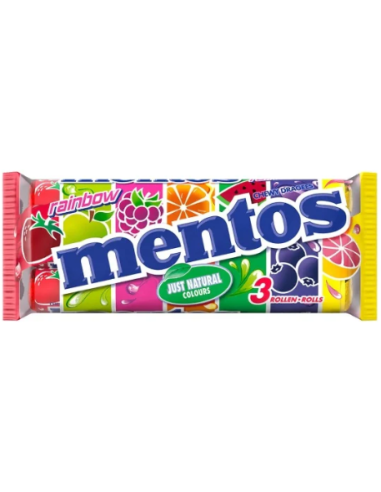 Mentos Rainbow 3Pk 114g