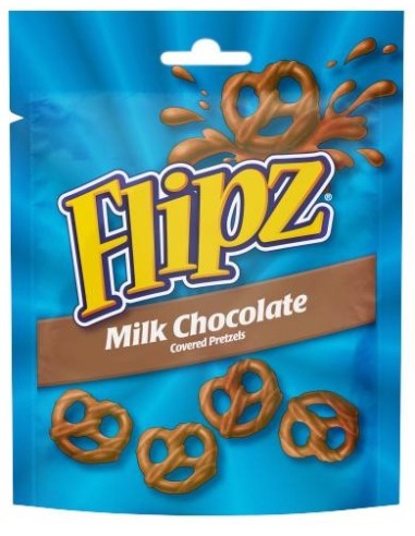 Flipz Milk Chocolate Pretzels 100g