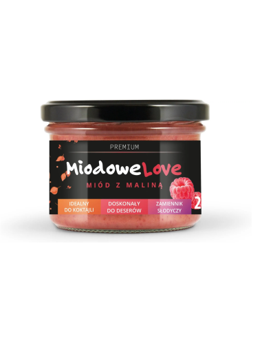 Miodowelove Honey/Raspberry 220g