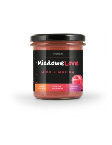 Miodowelove Honey/Raspberry 400g