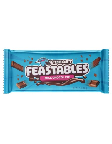 MrBeast Feastables Milk Chocolate Bar 60g