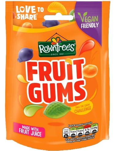 Rowntree's Fruit Gum Pouch 150g