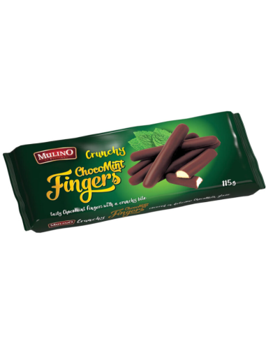 Mulino Crunchy Fingers Choco Mint 115g