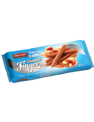 Mulino Crunchy Salty Fingers Caramel 115g