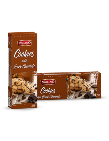 Mulino Cookies With Dark Chocolate 150g