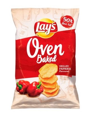 Lay's Oven Baked Grilled Paprika 125g