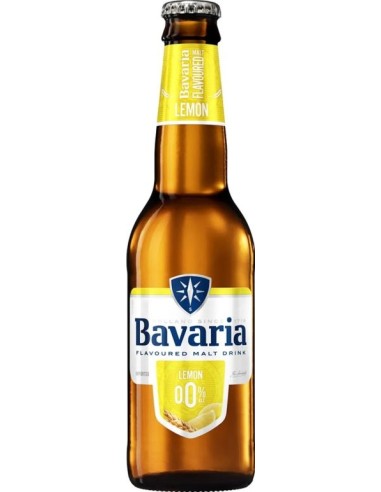 Bavaria Malt Drink Lemon 0% Glass 330ml