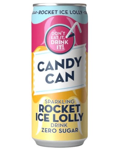 Candy Can Rocket Ice Lolly 330ml