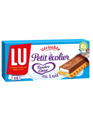 Lu Petit Ecolier Soft Milk Chocolate Biscuits 120g