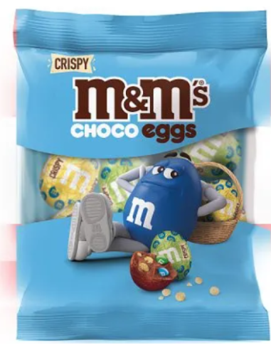 M&M's Crispy Chocolate Eggs 72g