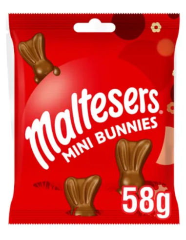 Maltesers Chocolate Mini Bunnies Bag 58g