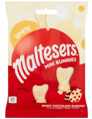 Maltesers White Chocolate Mini Bunnies Bag 58g