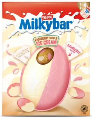 Milkybar Raspberry Ripple Giant Egg 236g