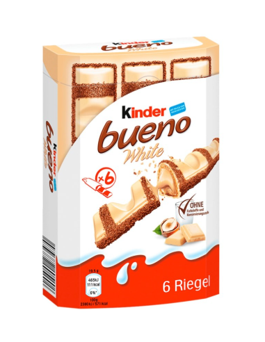 Kinder Bueno White 6Pk 117g