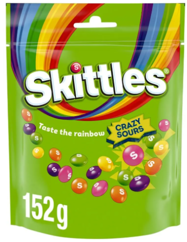 Skittles Crazy Sours 152g