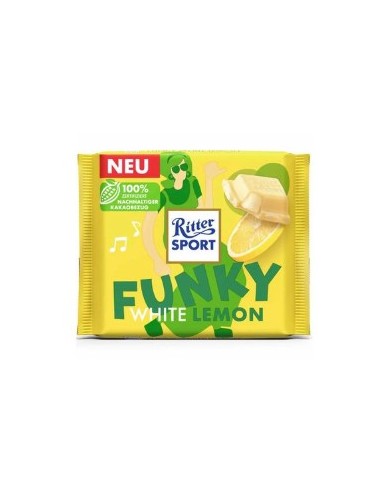 Ritter Sport Funky White Lemon 100g