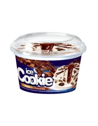 Ice Mastry Ice Cookie Creamy Ice Cream with Chocolate Sauce 230ml