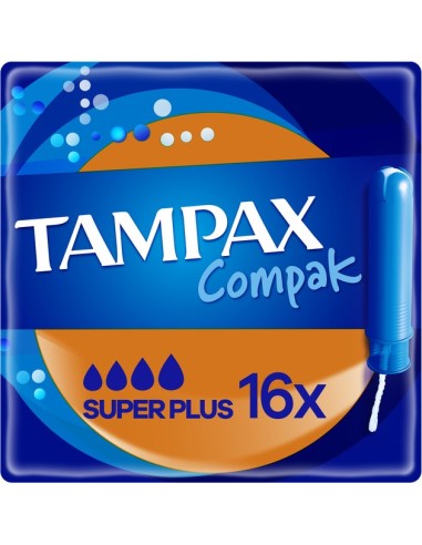 Tampax Tampon Compak Super Plus 16pcs