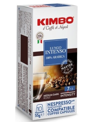 Kimbo Lungo Nespresso Compatible Capsules 55g