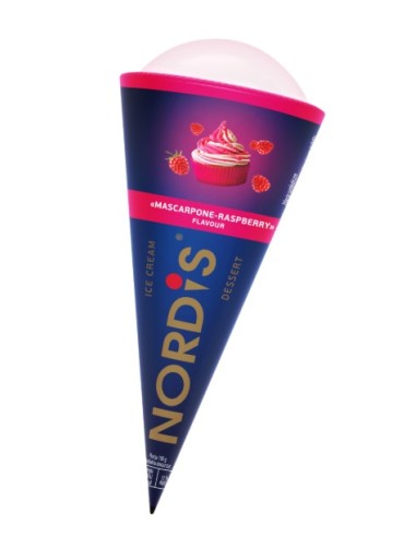 Nordis Eclair Brownie Ice Cream 170ml