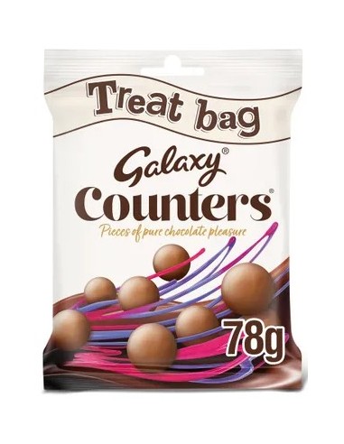 Galaxy Counters Milk Chocolate Buttons Treat Bag 78g