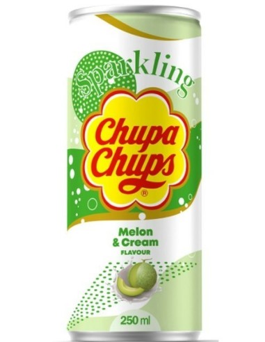 Chupa Chups Sparkling Melon &Cream Drink 250ml