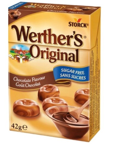 Werther's Original Chocolate Sugar Free 42g