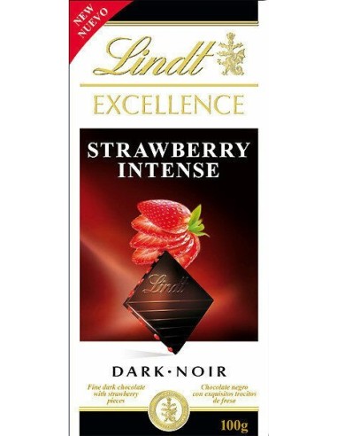 Lindt Excellence Strawberry Dark Chocolate 100g