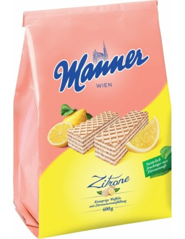 Manner Waffeln Lemon 400g