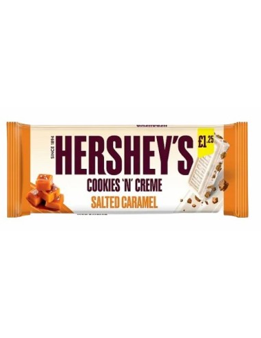 Hershey's Cookies 'n' Creme Salted Caramel Pmp £1.25 90g