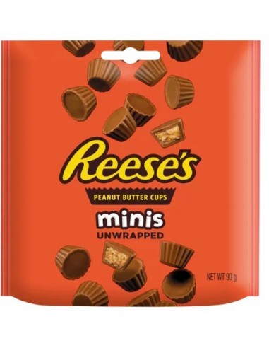 Reese's Minis Unwrapped Peanut Butter Cups 90g