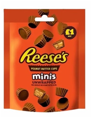 Reese's Peanut Butter Cups Minis Pmp £1 68g