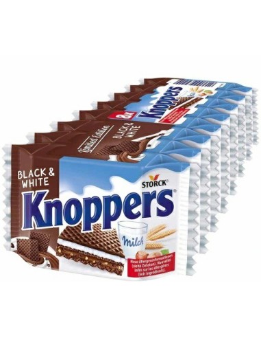 Knoppers Black & White 8Pk 200g